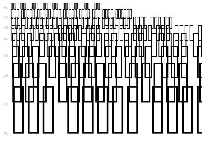 LM Holiday Toons font waterfall